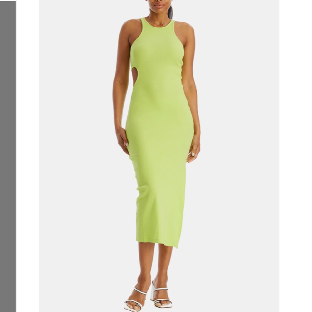 Ribbed Cut Out Dress